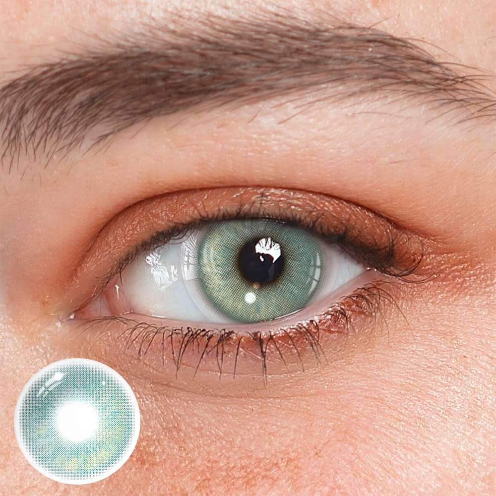 Helmi Green Coloured Contact Lenses